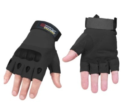 Перчатки беспалые с костяшками Tactica 7.62 Gear Army Tactical Gloves (323)