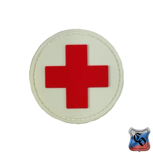 Шеврон Круглый крест медика PVC