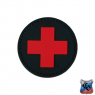 Шеврон Круглый крест медика PVC
