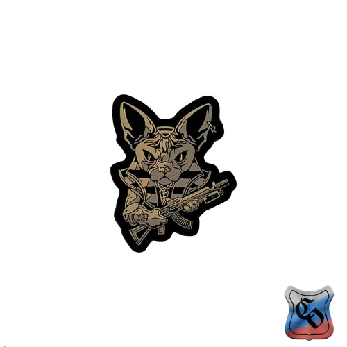 Шеврон Котик PVC