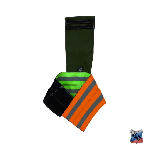 Повязка светоотражающая с погоном MARK