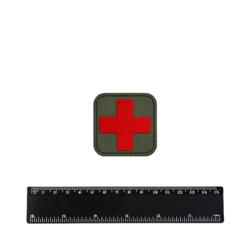 Шеврон Крест медика большой PVC 5 см