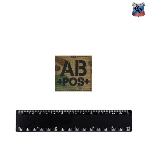 Шеврон SSO Группа крови светоотражающий кордура