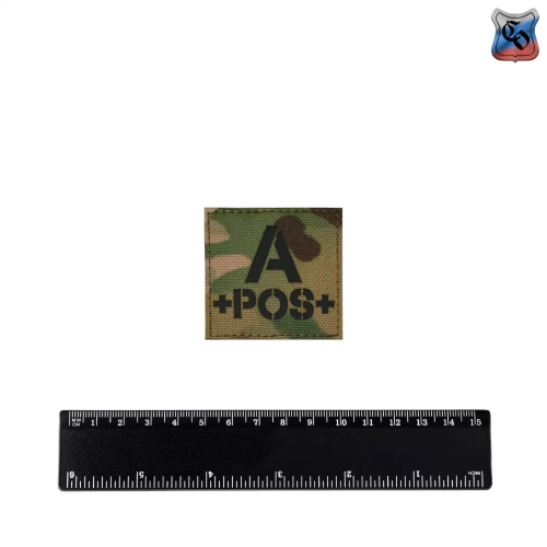 Шеврон SSO Группа крови светоотражающий кордура