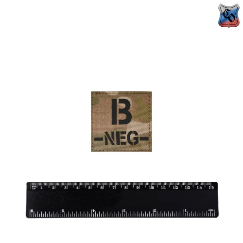 Шеврон SSO Группа крови светоотражающий кордура