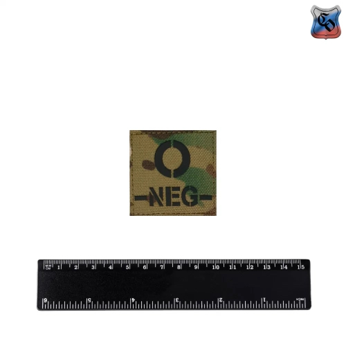 Шеврон SSO Группа крови светоотражающий кордура